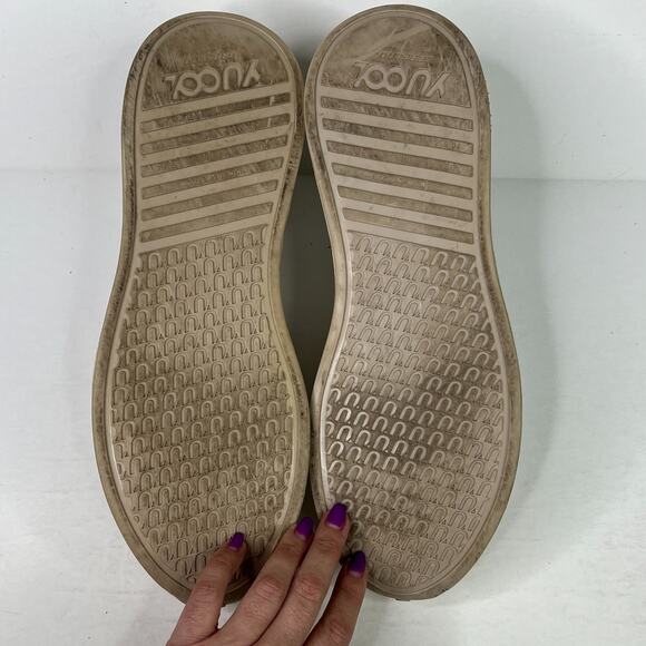 Yuool Fit Greige Sneakers Slip On Knit Shoes Natural Beige M10 W12 main image 8
